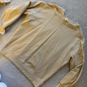 Lululemon Athletica Beige Crewneck Top